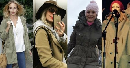 Płaszcze w kolorze khaki w damskiej szafie - 5 stylizacji gwiazd