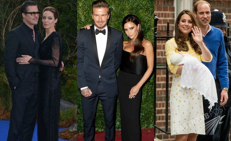 Brad Pitt i Angelina Jolie, David i Victoria Beckham, a może książe William i księżna Kate? Która para jest najpotężniejszą na świecie?