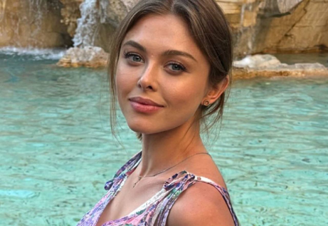 Joanna Opozda postawiła na french manicure