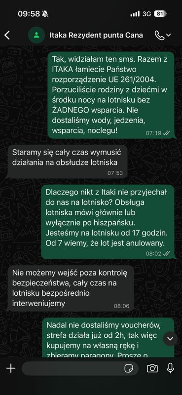Podróżni czuli się zignorowani 