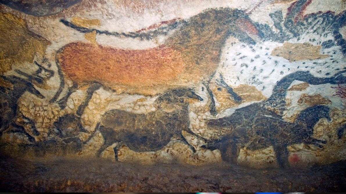 Malowidła w jaskini Lascaux.