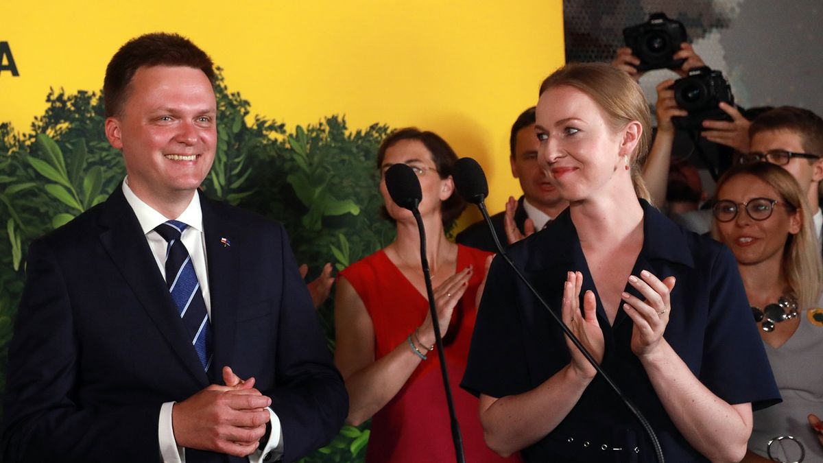 Szymon Hołownia z żoną