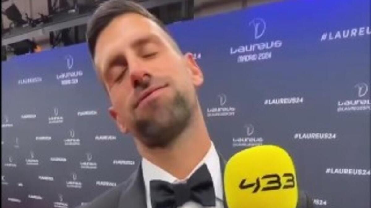 Novak Djoković po usłyszeniu kłopotliwego pytania