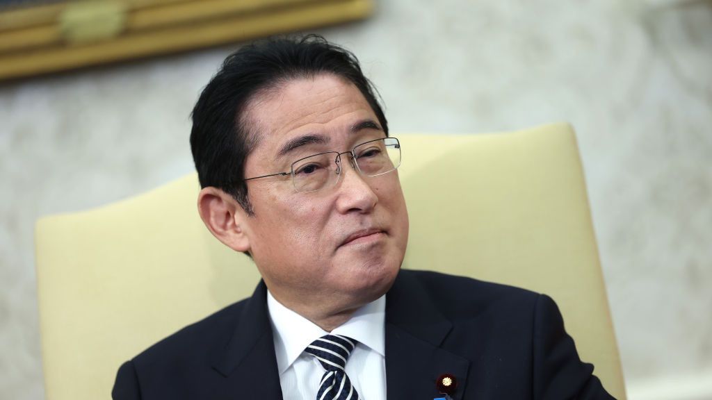 Premier Japonii Fumio Kishida 