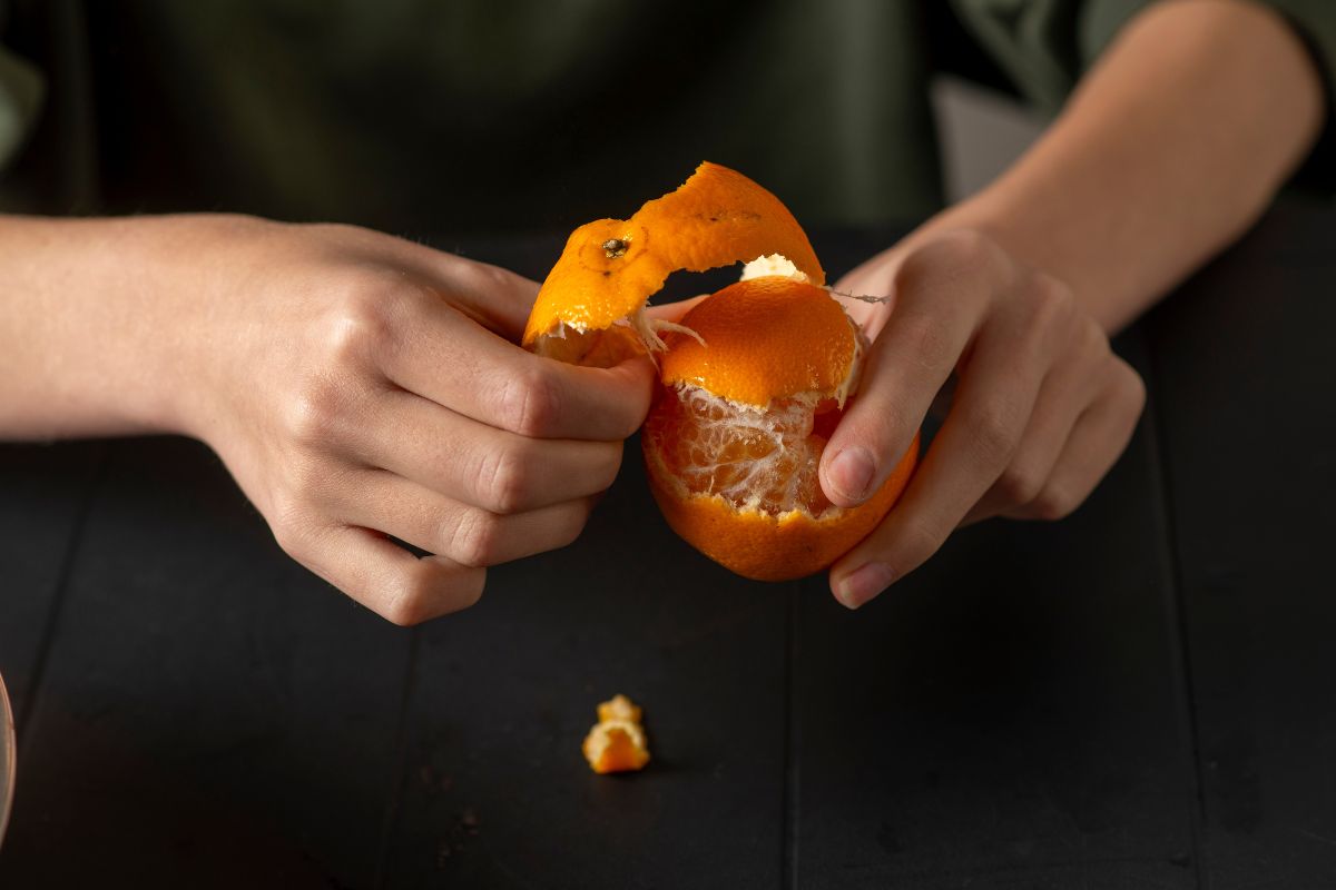 Mandarin peel