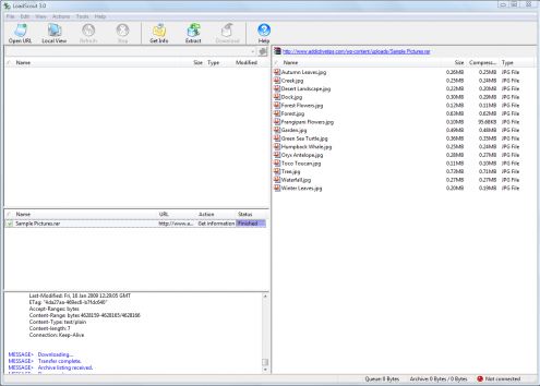 LoadScout - przeglądaj pliki z archiwów ZIP i RAR bez ich pobierania