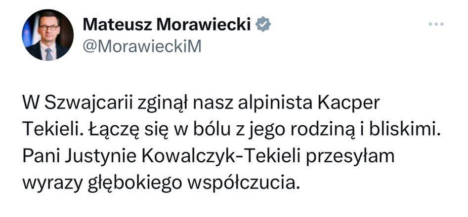 Znani żegnają Kacpra Tekielego