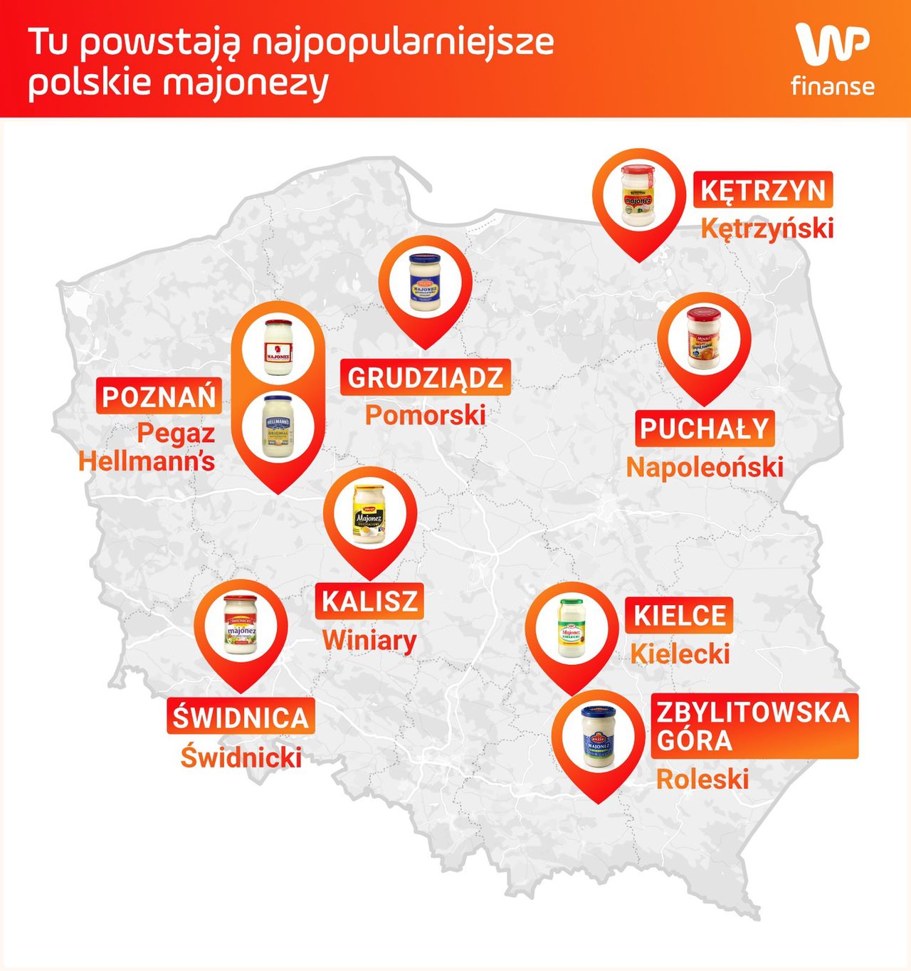 Majonezowa mapa Polski