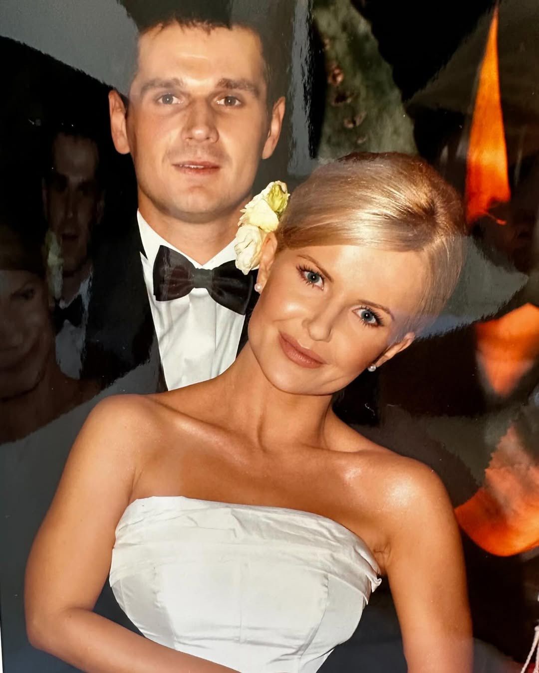 Joanna Racewicz i Paweł Janeczek w dniu ślubu