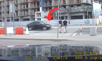 O krok od tragedii. Policja publikuje nagranie z Białegostoku