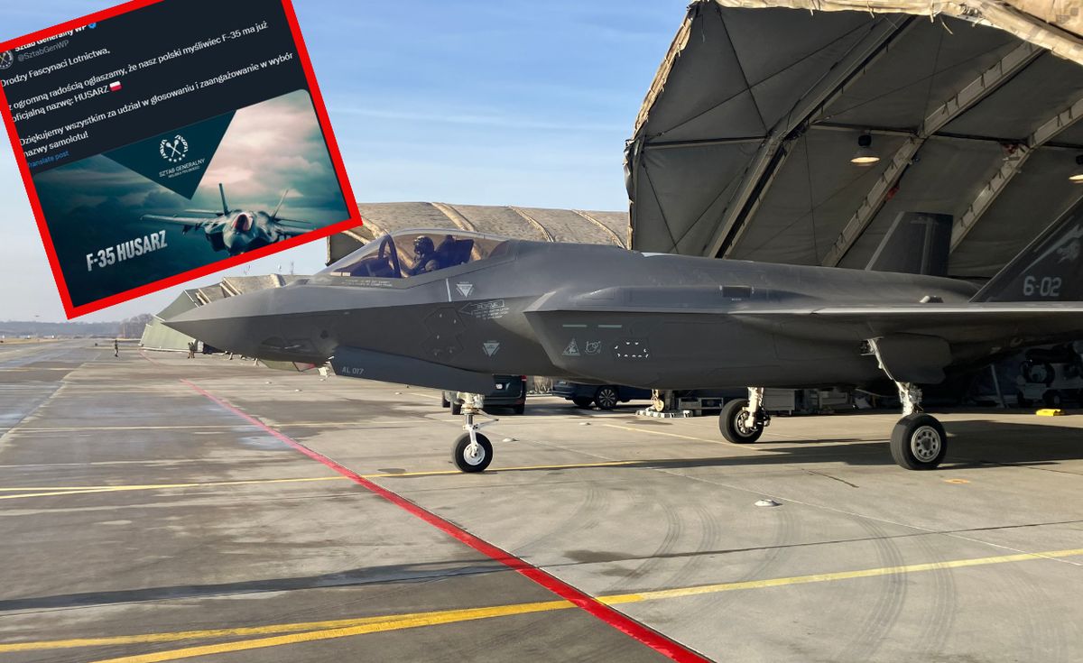 Grafika zamieszczona przez wojsko nie przedstawia samolotu F-35