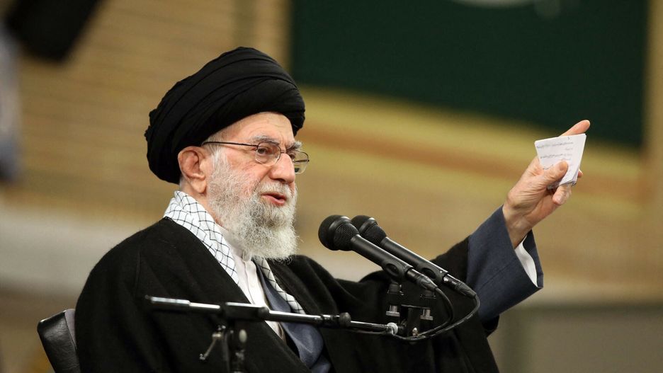 arch54
TEHRAN, IRAN - JANUARY 9: (----EDITORIAL USE ONLY ??� MANDATORY CREDIT - "IRANIAN LEADER PRESS OFFICE / HANDOUT" - NO MARKETING NO ADVERTISING CAMPAIGNS - DISTRIBUTED AS A SERVICE TO CLIENTS----) Iranian Supreme Leader Ali Khamenei speaks on the Mahsa Amini protests during a meeting to mark the province uprising that took place on the 19th of Dey in Tehran, Iran on January 9, 2023. Iranian Leader Press Office / Handout / Anadolu Agency (Photo by Iranian Leader Press Office / Ha / ANADOLU AGENCY / Anadolu Agency via AFP)
IRANIAN LEADER PRESS OFFICE / HA