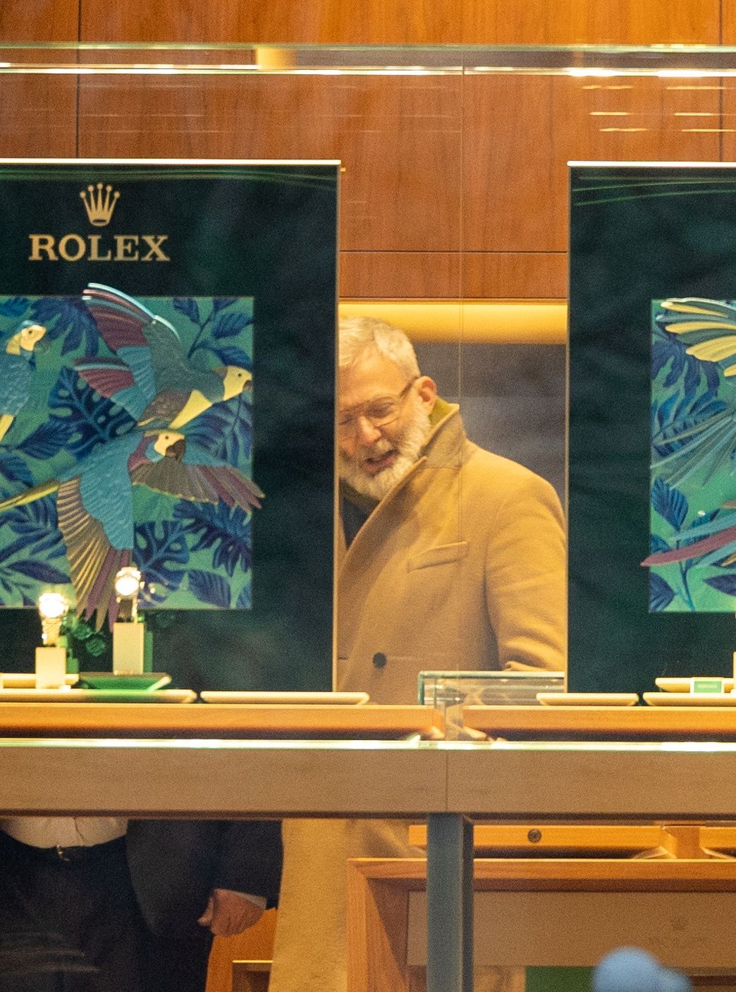 Hubert Urbański z córką na mieście