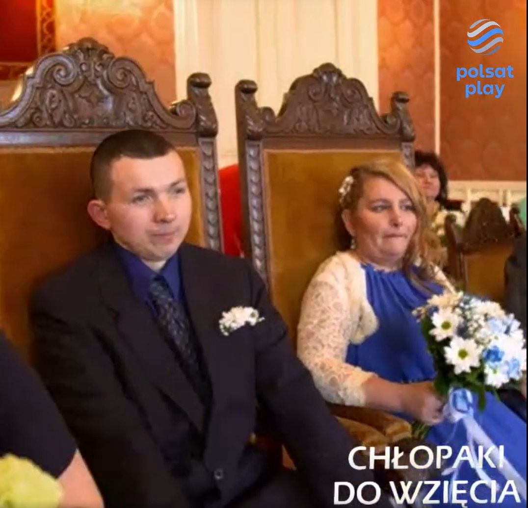 Jaruś i Gosia z "Chłopaków do wzięcia" podczas ślubu
