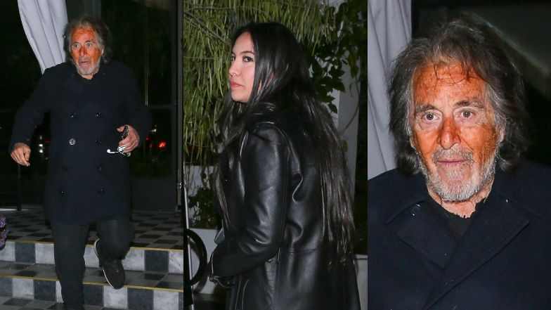 Pomarańczowy Al Pacino opuszcza imprezę z młodszą o 53 lata ukochaną