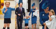 Kate, William, George i Charlotte przylecieli do Kanady (ZDJĘCIA)