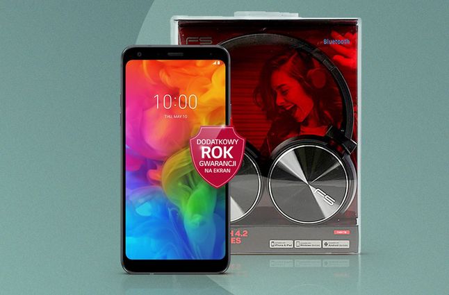 LG Q7 z dodatkową gwarancją na ekran i słuchawkami w sieciach Play i Orange