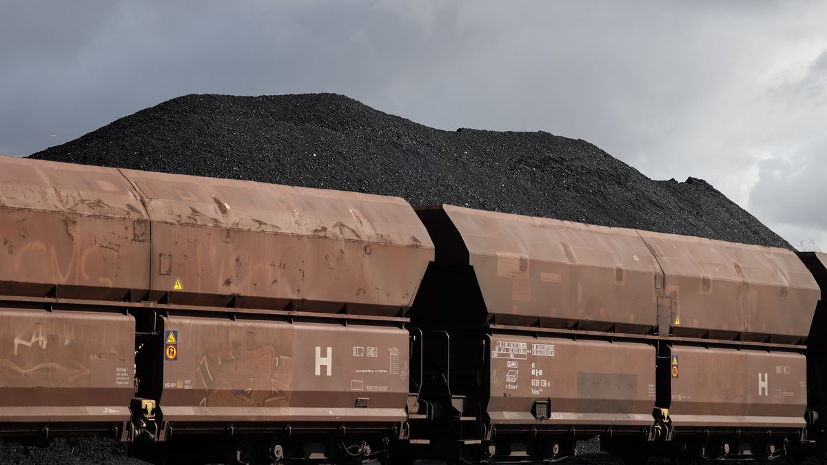 HAMBURG, GERMANY - APRIL 08: Coal imported from abroad lies at Hamburg Port after unloading from ships on April 8, 2022 in Hamburg, Germany. Germany is supporting the European Union proposal to ban imports of Russian coal following the revelation of atrocities likely committed by Russian troops against civilians in Ukraine. German Economy and Climate Protection Minister Robert Habeck said he is confident Germany can find alternative sources to the EUR 2.2 billion worth of coal Germany imports from Russia annually. (Photo by Morris MacMatzen/Getty Images)