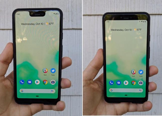 Tak Google Pixel 3 XL maskuje wcięcie w ekranie