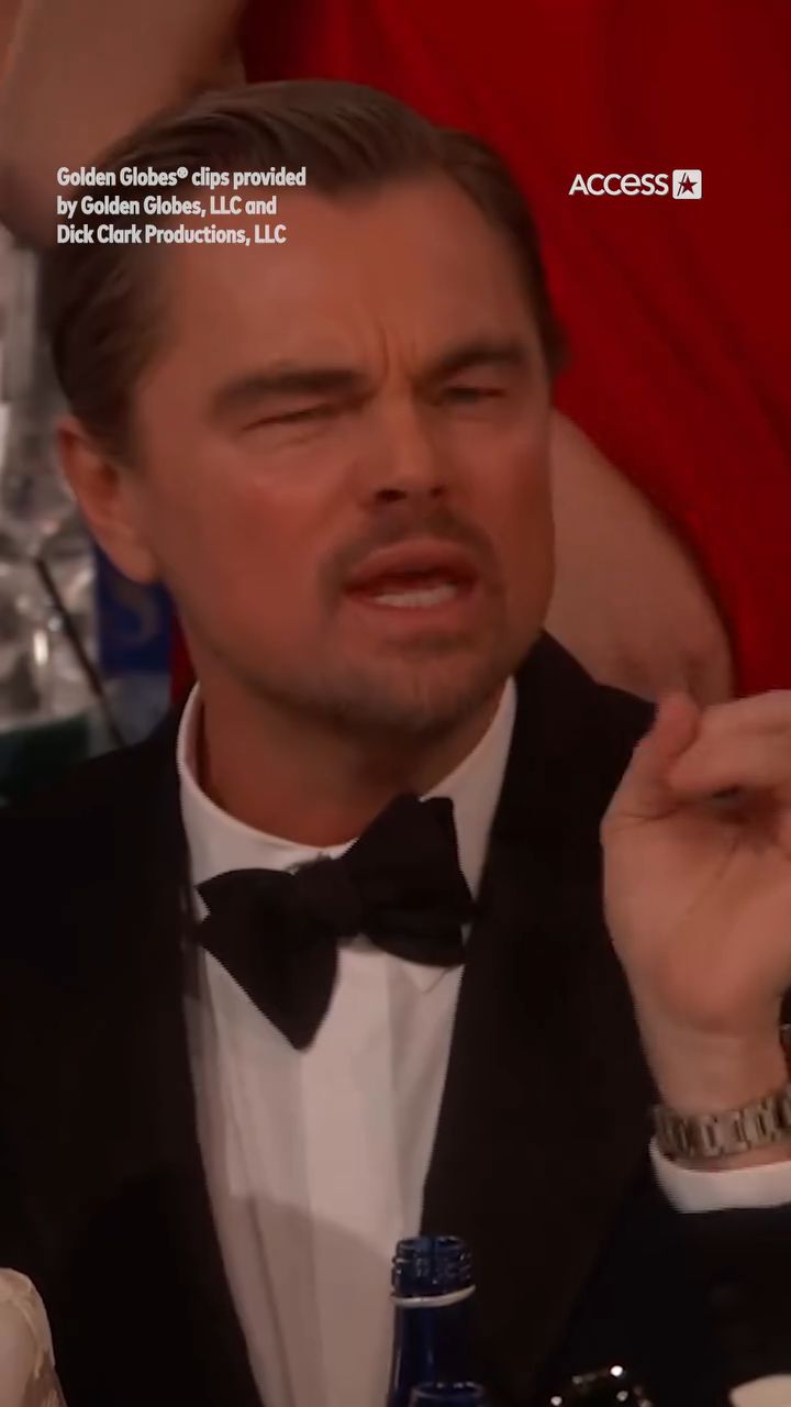 Leonardo DiCaprio na gali wręczenia Złotych Globów