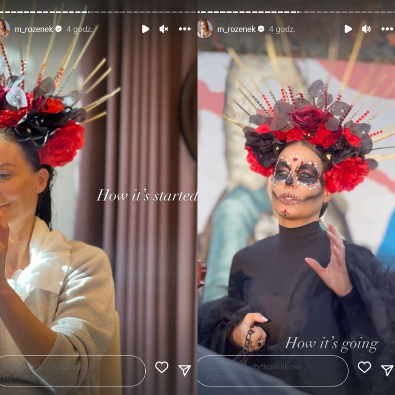 Małgorzata Rozenek i Krzysztof Skórzyński straszą w halloweenowych kostiumach w "Dzień Dobry TVN"