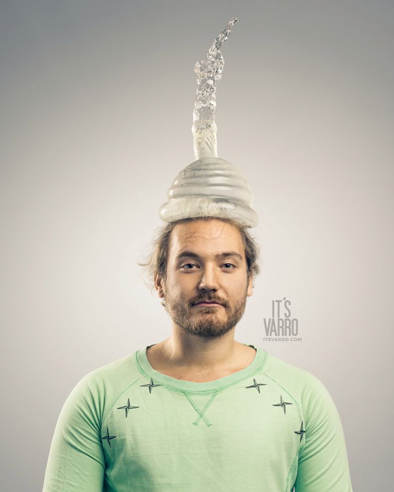 Condom Challenge – śmieszny projekt portretowy Andreasa Varro 6