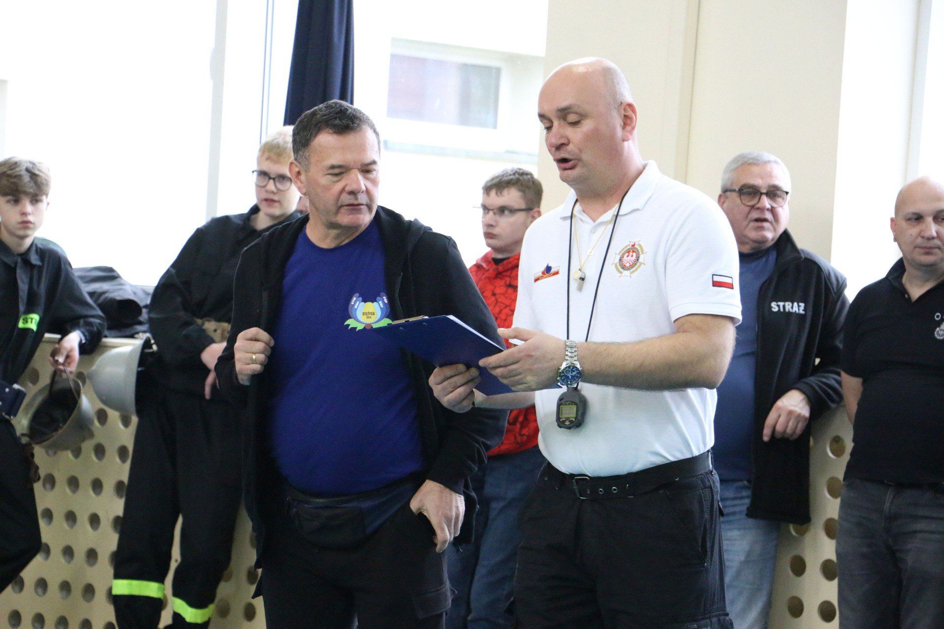 Zawody sportowo-pożarnicze 2025 w hali ZS nr 1 w Aleksandrowie Kujawskim. Wystartowały OSP z całej Polski