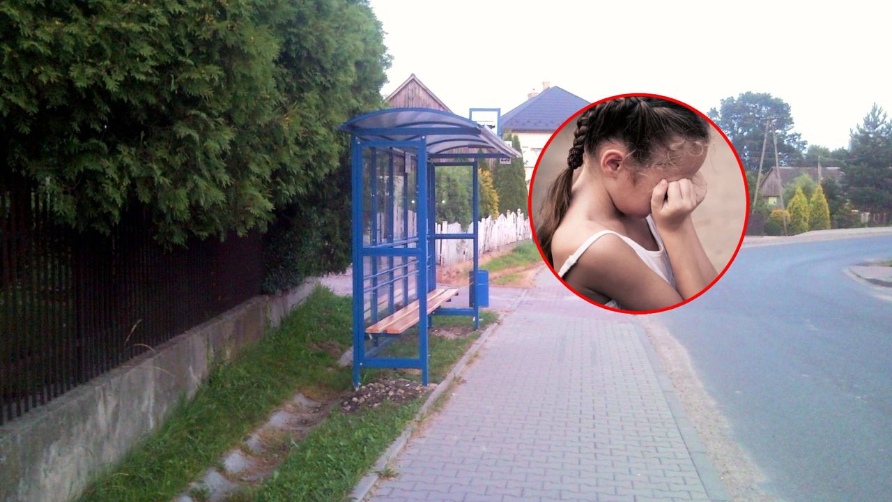 3-latka w piżamce sama na przystanku. Jest apel służb