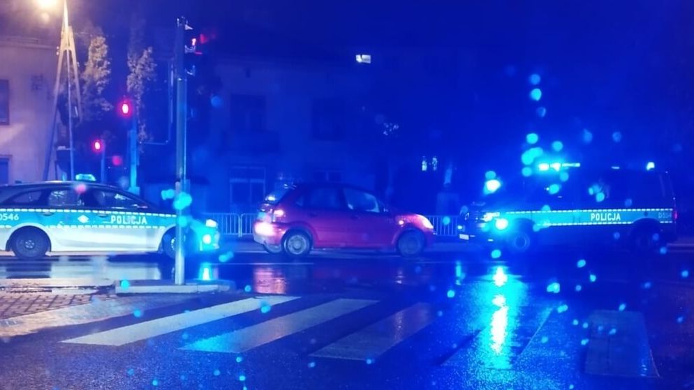 Potrącenie na przejściu dla pieszych Parczew