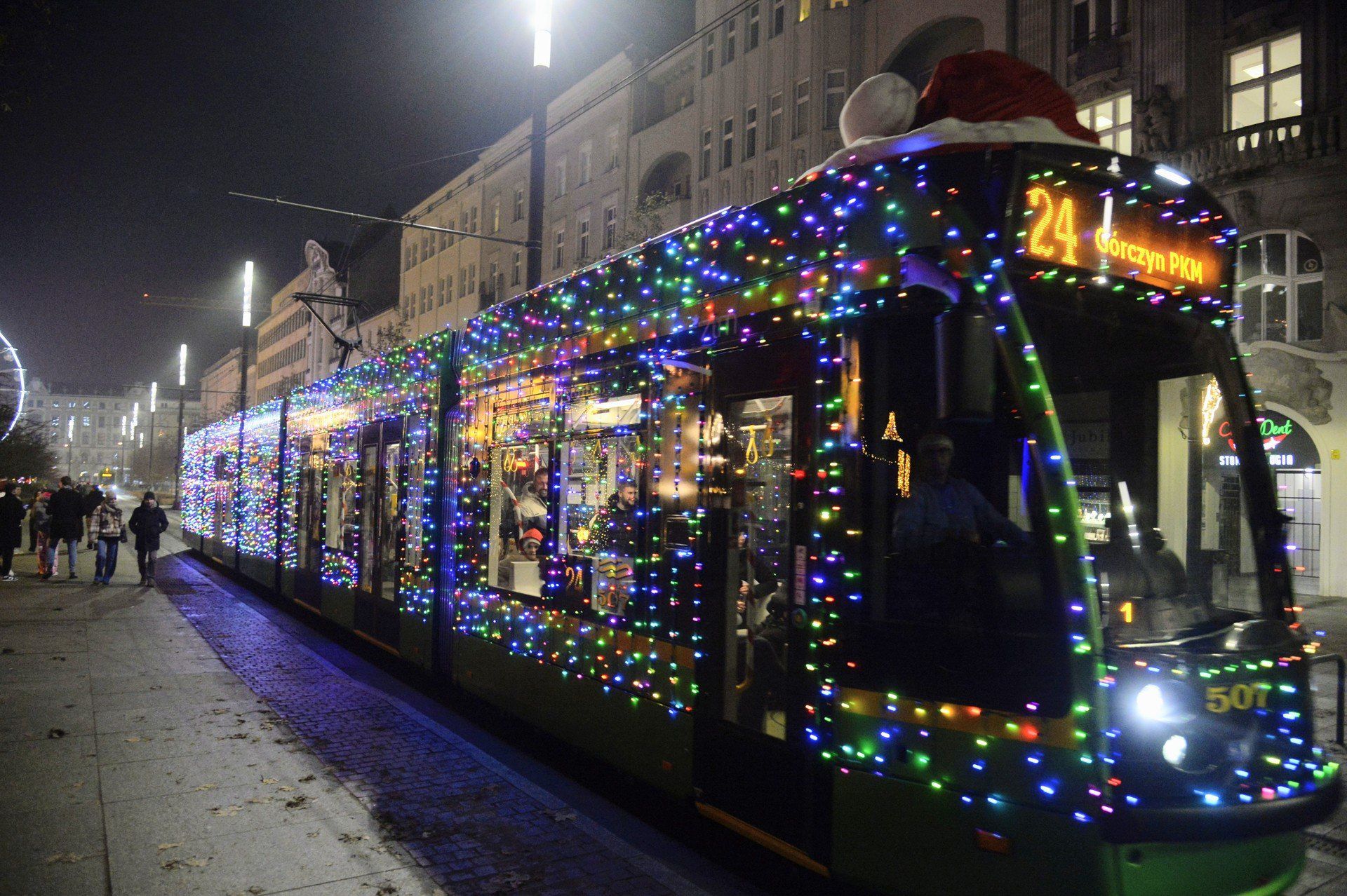 Świąteczna Bimba krąży ulicami Poznania