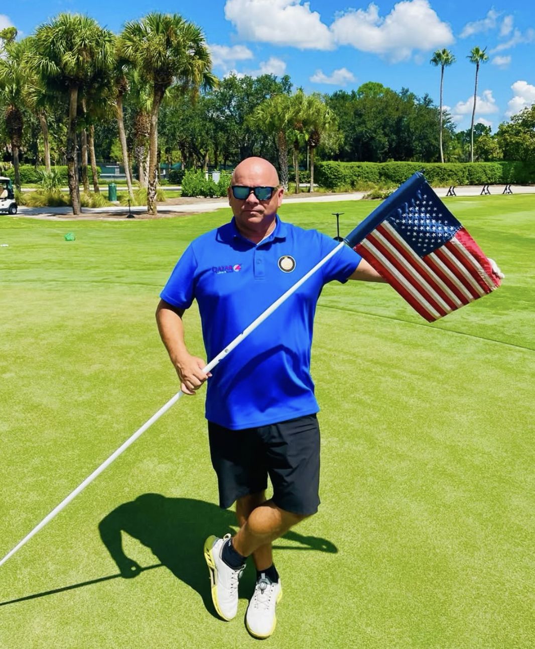 Klaudiusz Sevković na polu golfowym