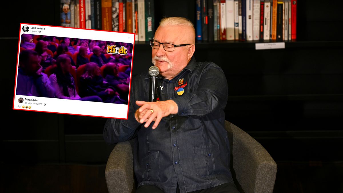 Lech Wałęsa udostępnił skecz popularnego kabaretu