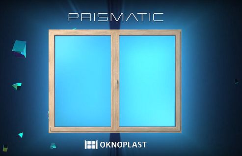 Oknoplast reklamuje swoją nowość - okna Prismatic