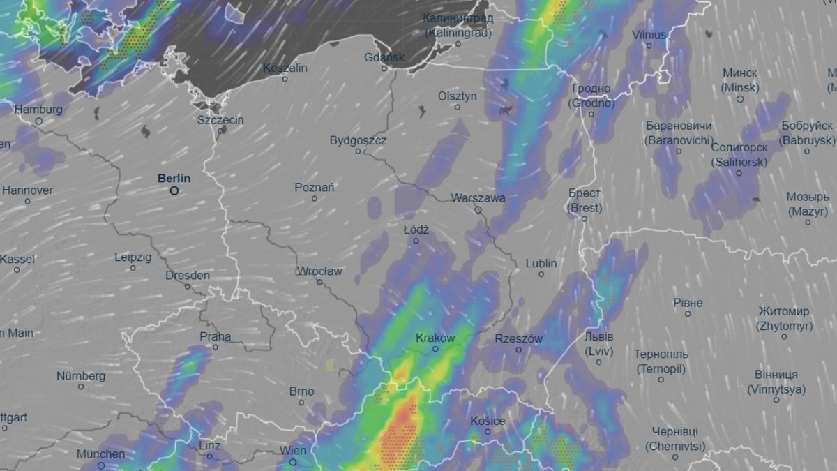 Nadciągają deszcze i burze