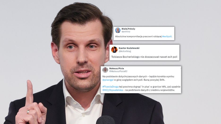 Tobiasz Bocheński mocno niedoszacowany w exit poll