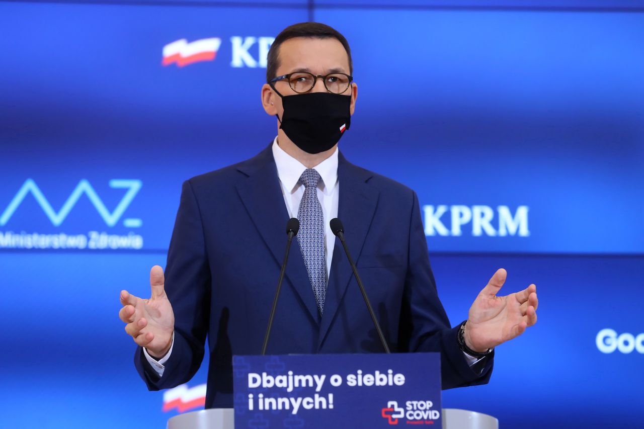 Strefa czerwona w całej Polsce? Premier Mateusz Morawiecki komentuje spekulacje