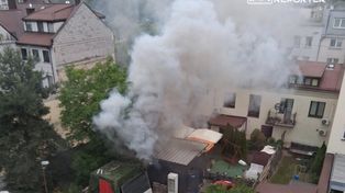 Pruszków. Wybuch gazu w barze z kurczakami. 29-latek z rozległymi oparzeniami w szpitalu