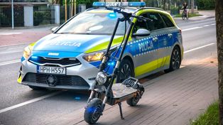 Wypadek 10-latka na hulajnodze w gminie Płońsk. Policja przypomina o zasadach bezpieczeństwa!