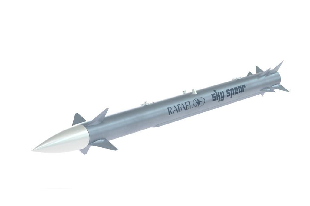 Wizualizacja pocisku powietrze-powietrze dalekiego zasięgu Sky Spear