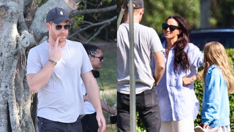 Meghan Markle i książę Harry "przyłapani" na planie zdjęciowym