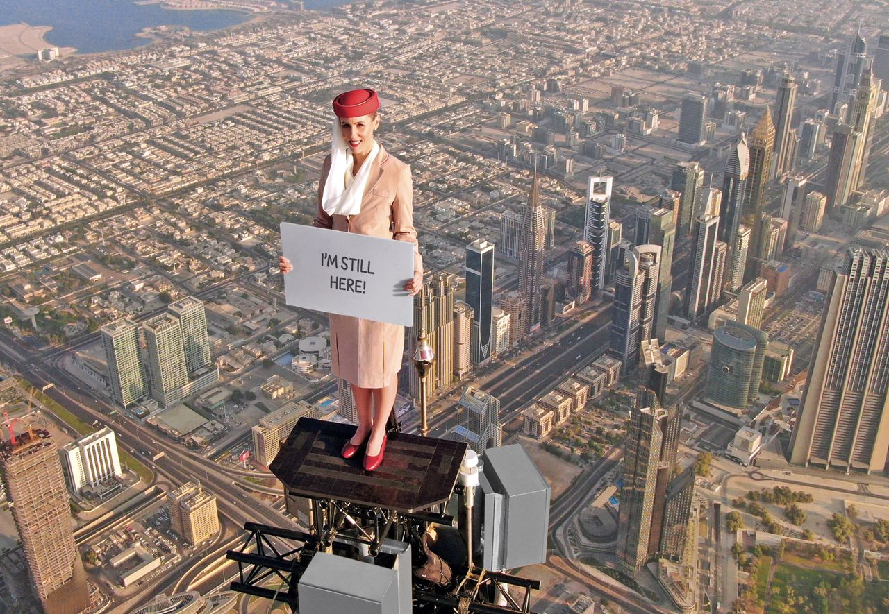 Emirates z kolejną wyjątkową reklamą. To nie fotomontaż
