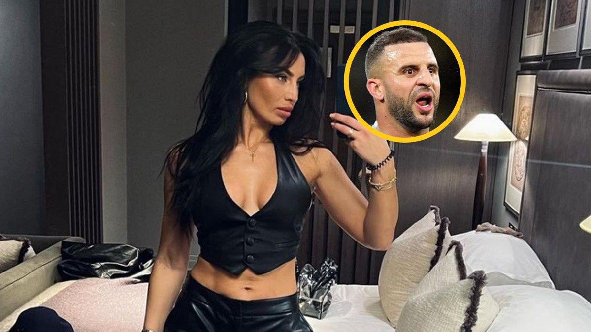 Na zdjęciu: Annie Kilner, w kółku Kyle Walker