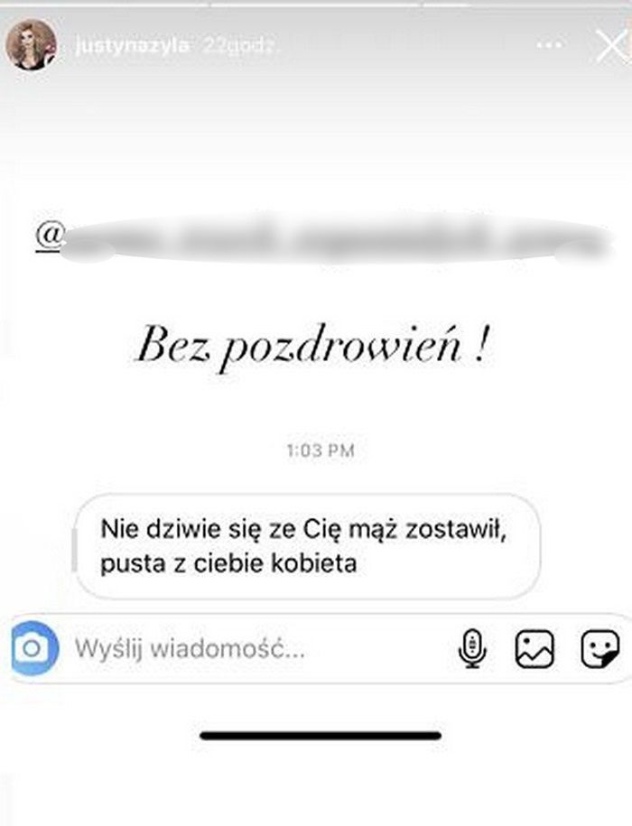 Justyna Żyła wspiera Strajk Kobiet na Instagramie