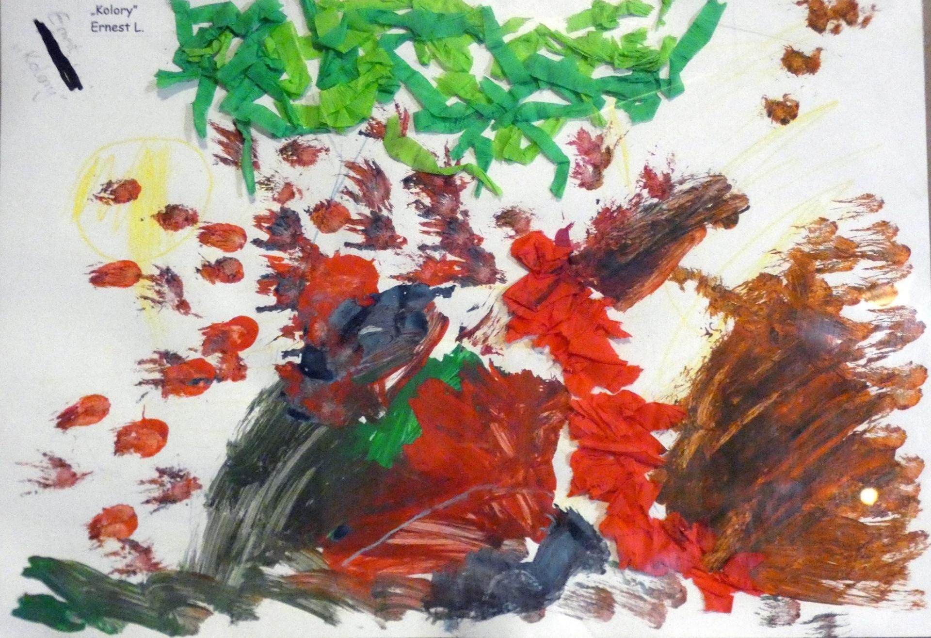 Praca Ernesta nosi tytuł ''Kolory''