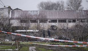 Po budynku nie ma śladu. Pokazano miejsce wybuchu rakiety w Polsce