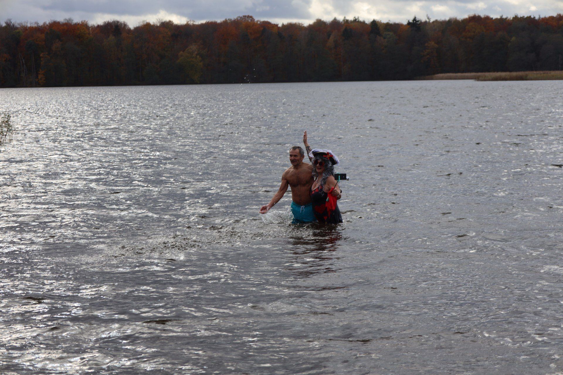 Kąpiel szczecineckich morsów