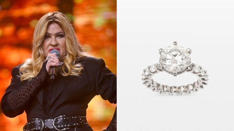 Beata Kozidrak i jej wart 800 tys. pierścionek (materiały prasowe zozoluxury.pl)