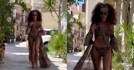 58-letnia Ewa Minge odsłania oszałamiającą sylwetkę, hasając PO ULICY w bikini: "Moje ciało nie jest najmłodsze"