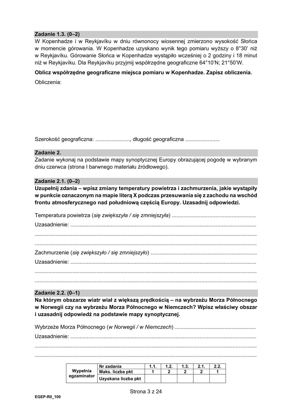 Matura 2021 z geografii. Arkusze CKE