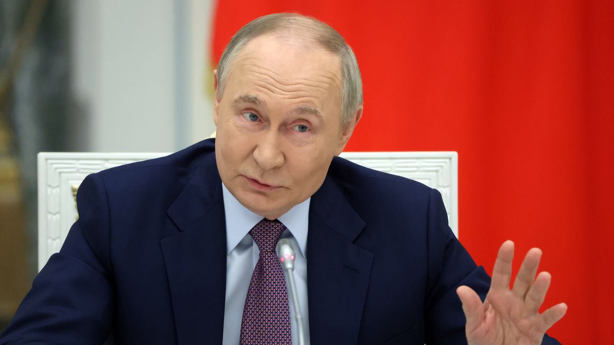 MOSCOW, RUSSIA - OCTOBER 23: (RUSSIA OUT) Russian President Vladimir Putin speaks during the meeting of the Presidential Council for the Implementation of State Demographic and Family Policy on October 23, 2025 in Moscow, Russia. The U.S. Treasury and the European Union (E.U.) have both announced sanctions on Russia, increasing the economic and political pressure on Moscow in hopes that it'll push President Vladimir Putin toward establishing a cease-fire with Ukraine. (Photo by Contributor/Getty Images)